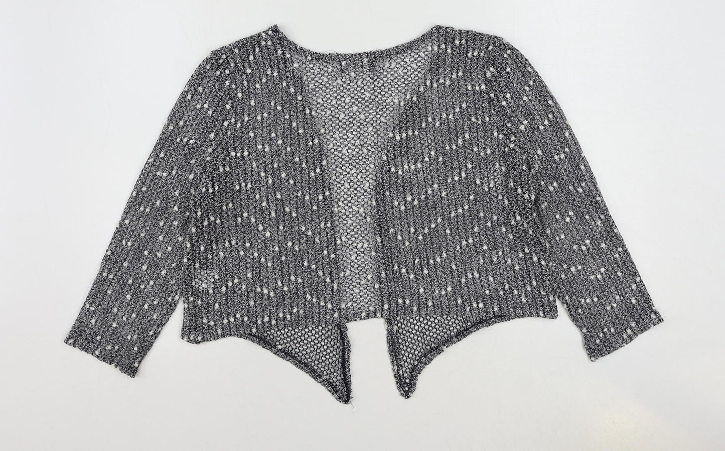 Saloos Womens Blue V-Neck Polyester Cardigan Jumper Size 16