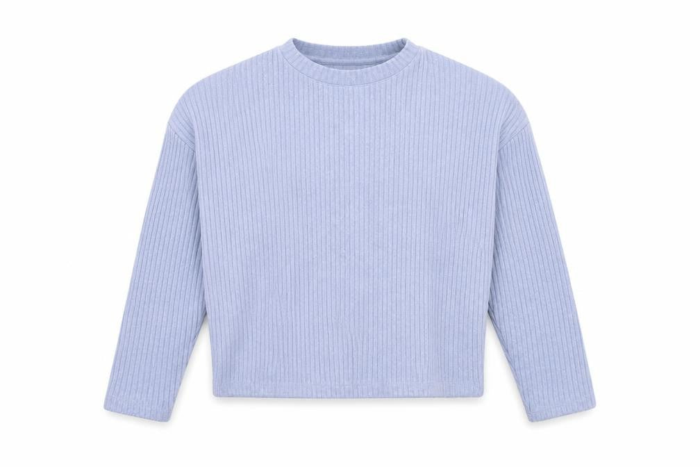 H&M Girls Blue Viscose Pullover Sweatshirt Size 12-13 Years Pullover - Size 12-14 Years