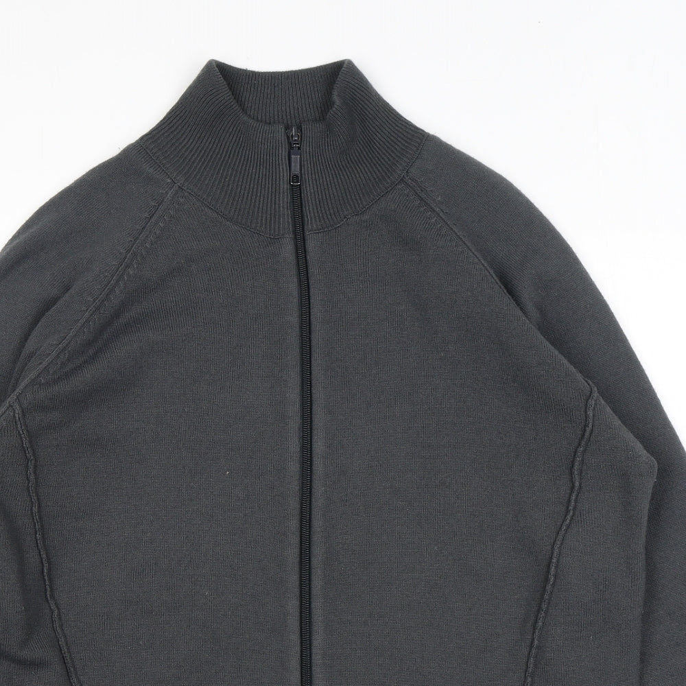 Topman Mens Grey Jacket Size S Zip