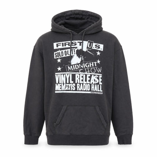 Hollister Mens Grey Cotton Pullover Hoodie Size S - First U.S.