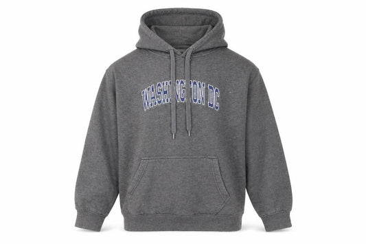 Dimco Mens Grey Polyester Pullover Hoodie Size M - Washington DC