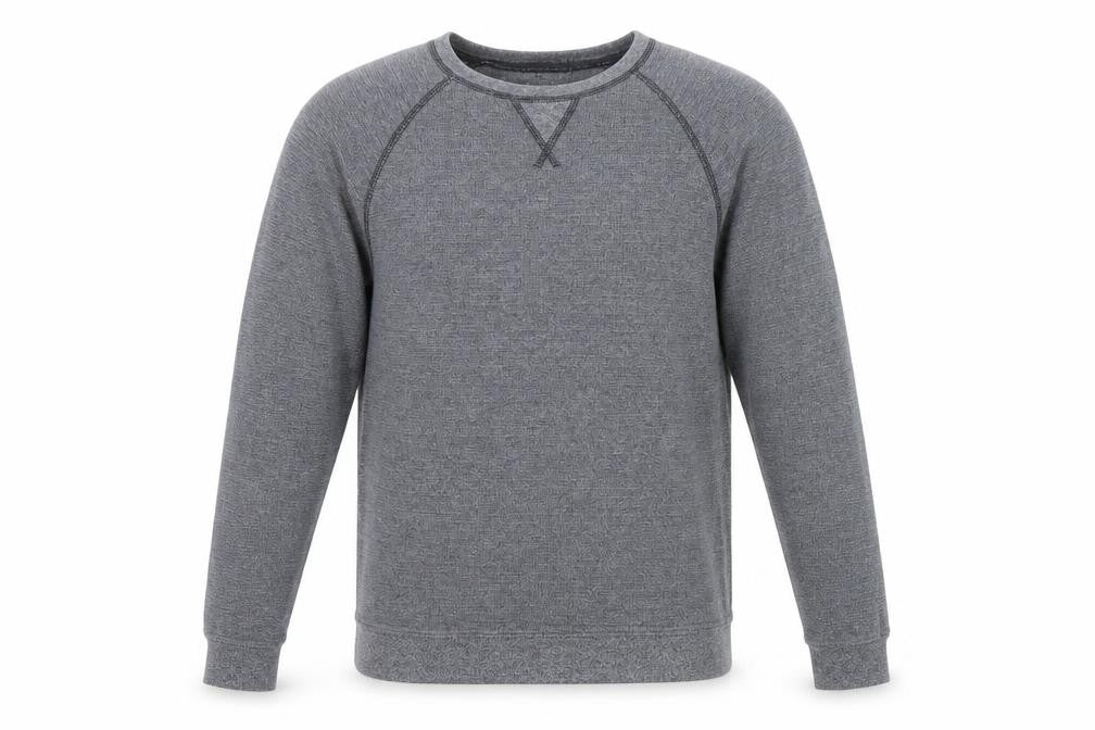 Topman Mens Grey Round Neck Cotton Pullover Jumper Size M Long Sleeve
