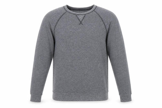 Topman Mens Grey Round Neck Cotton Pullover Jumper Size M Long Sleeve
