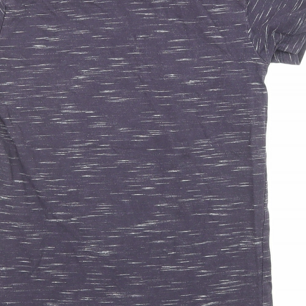 NEXT Boys Purple Cotton Basic T-Shirt Size 5-6 Years Round Neck Pullover