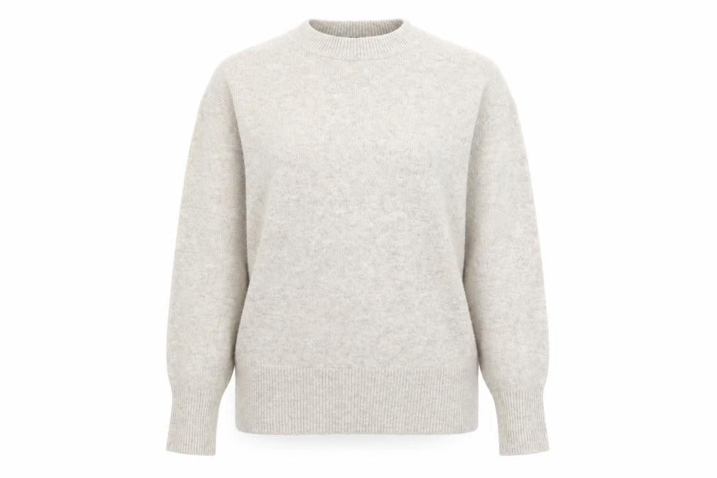 River Island Womens Beige High Neck Acrylic Pullover Jumper Size S