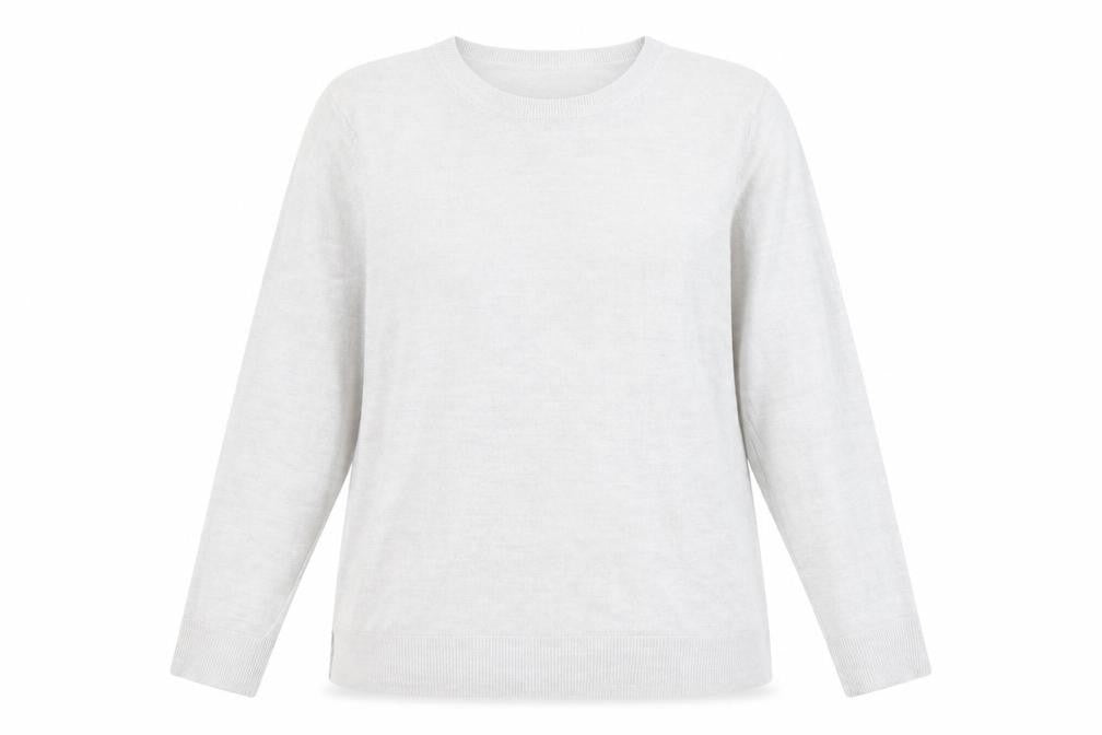 Marks & Spencer Womens Green Crew Neck Acrylic Pullover Jumper Size 8