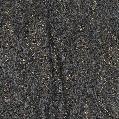 Next Womens Grey Geometric Polyester Trousers Size 10 L27 in Regular Zip - Gold Detail