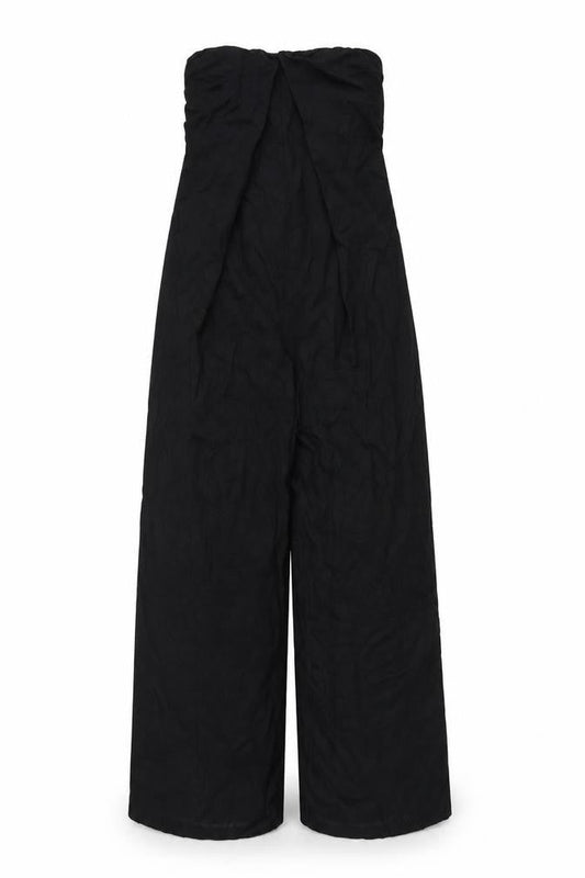 Zara Womens Black Viscose Jumpsuit One-Piece Size XS L33 in Zip