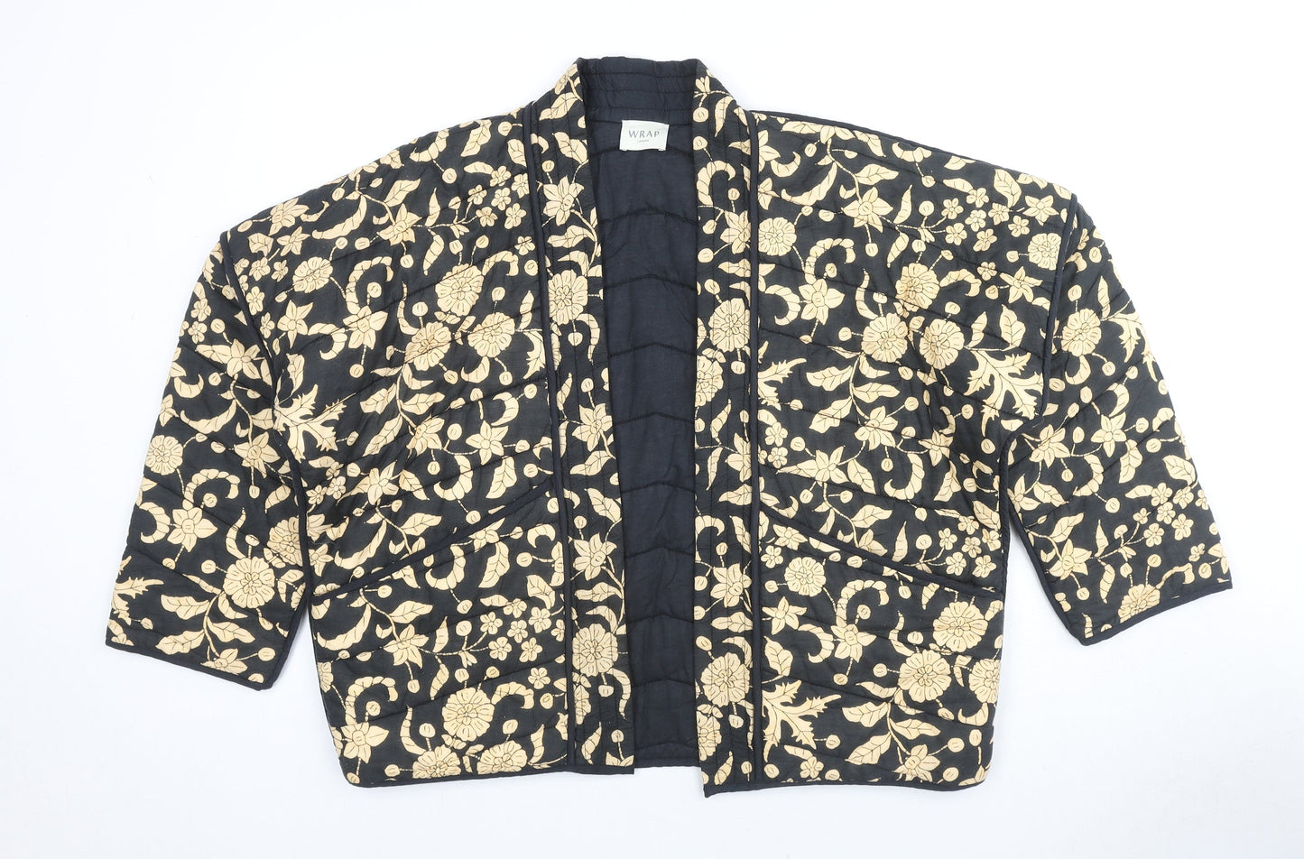 Wrap London Womens Multicoloured Floral Jacket Coat Size 8