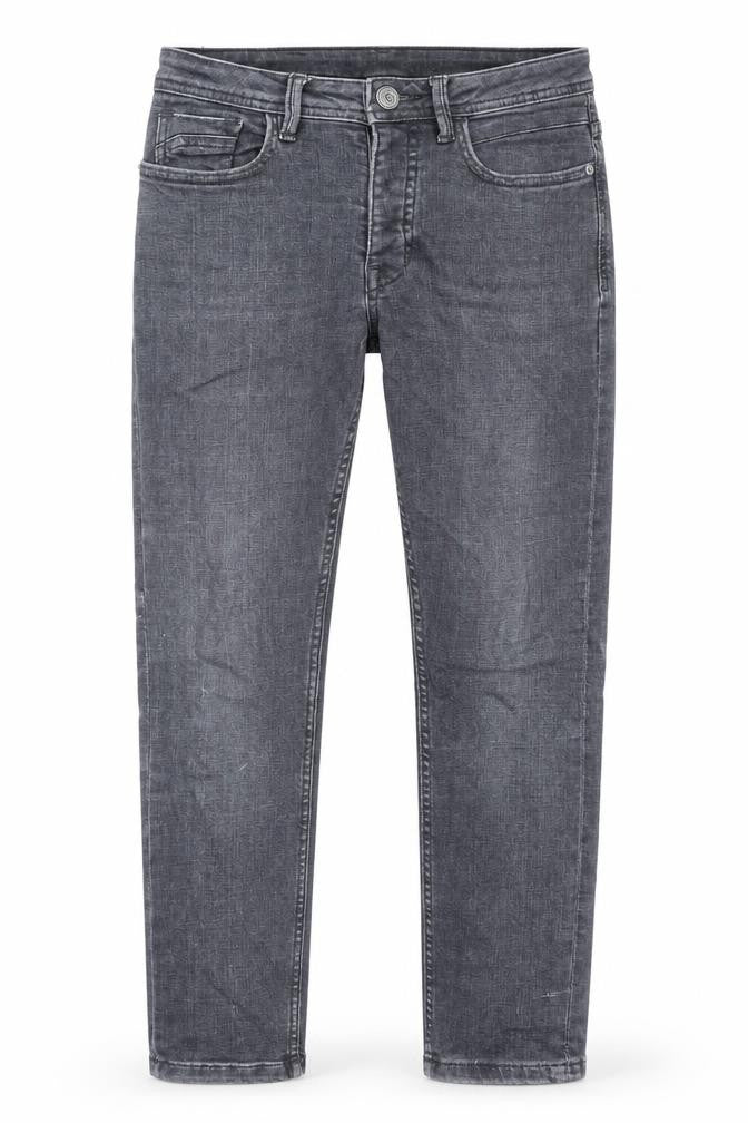 Denim & Co. Mens Grey Cotton Skinny Jeans Size 28 in L30 in Regular Zip