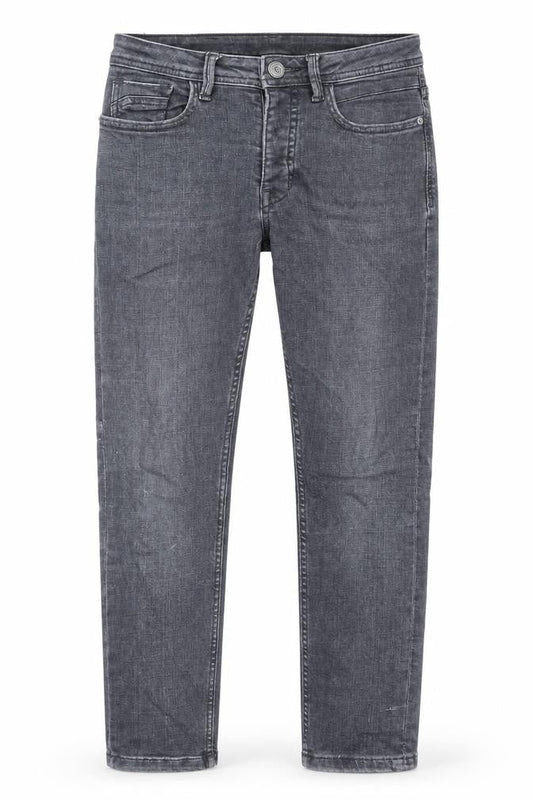 Denim & Co. Mens Grey Cotton Skinny Jeans Size 28 in L30 in Regular Zip