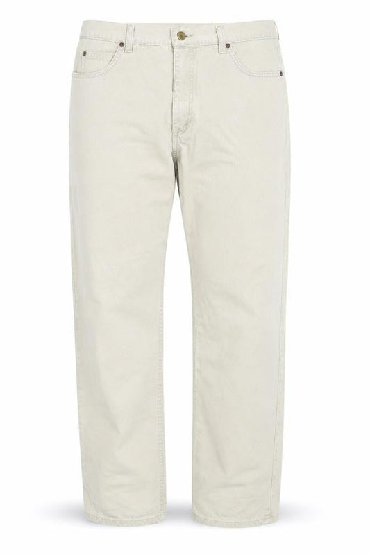 Lee Womens Beige Cotton Straight Jeans Size 34 in L32 in Regular Zip