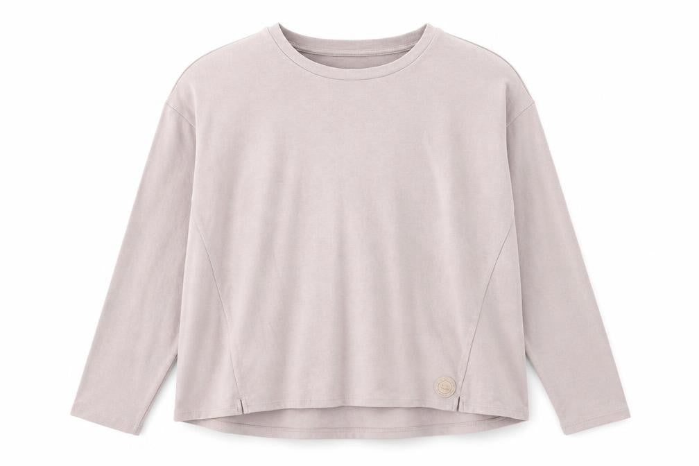 Etam Womens Beige Viscose Basic Blouse Size M Boat Neck