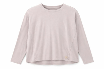 Etam Womens Beige Viscose Basic Blouse Size M Boat Neck