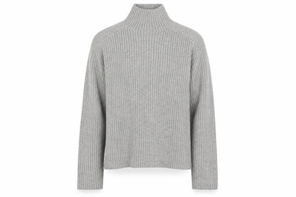 H&M Mens Grey High Neck Polyester Pullover Jumper Size S Long Sleeve
