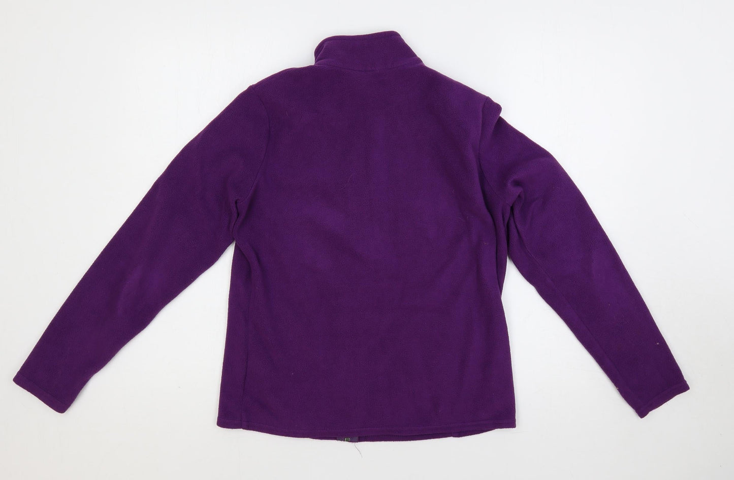 Marks and Spencer Womens Purple Jacket Size 12 Zip