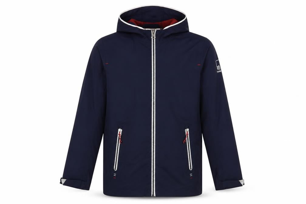 Tribord Boys Blue Jacket Size M Zip - Zipped Pockets