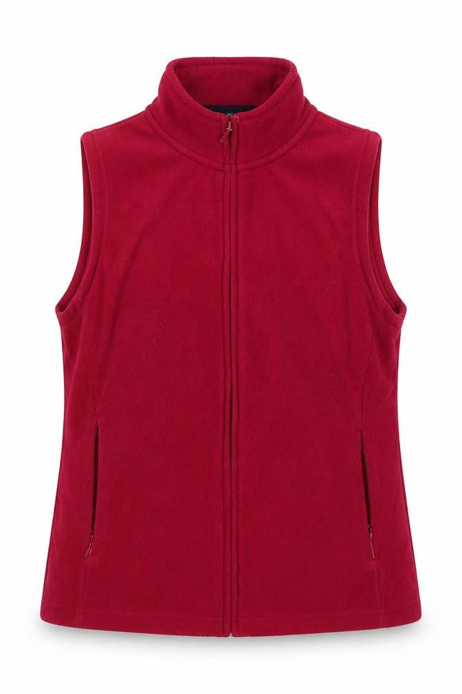 EWM Womens Pink Gilet Jacket Size M Zip - Zipped Pockets