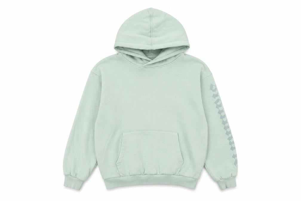 Sian Marie Womens Green Cotton Pullover Hoodie Size XS Pullover