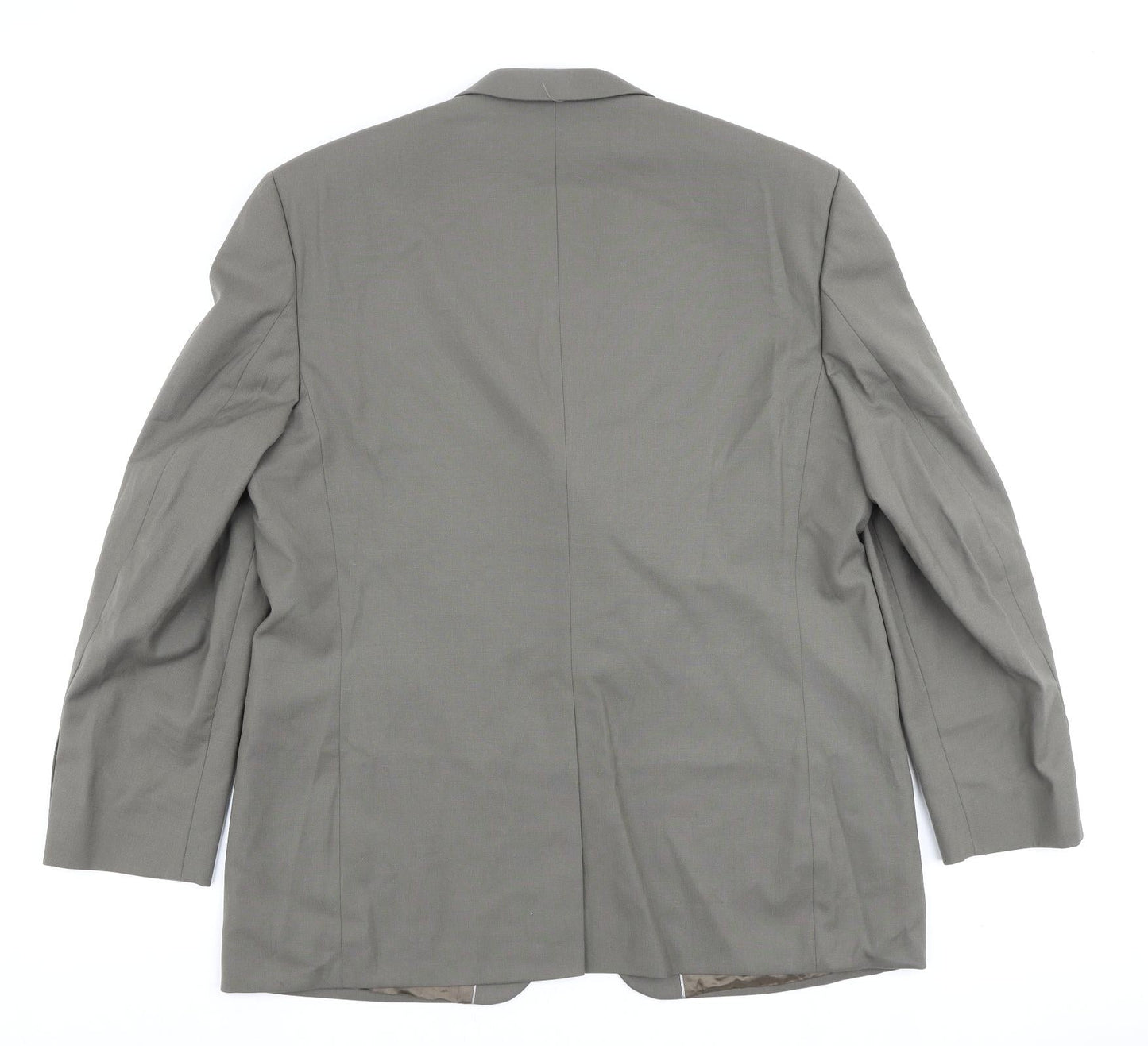 Burton Mens Green Polyester Jacket Suit Jacket Size 46 Regular