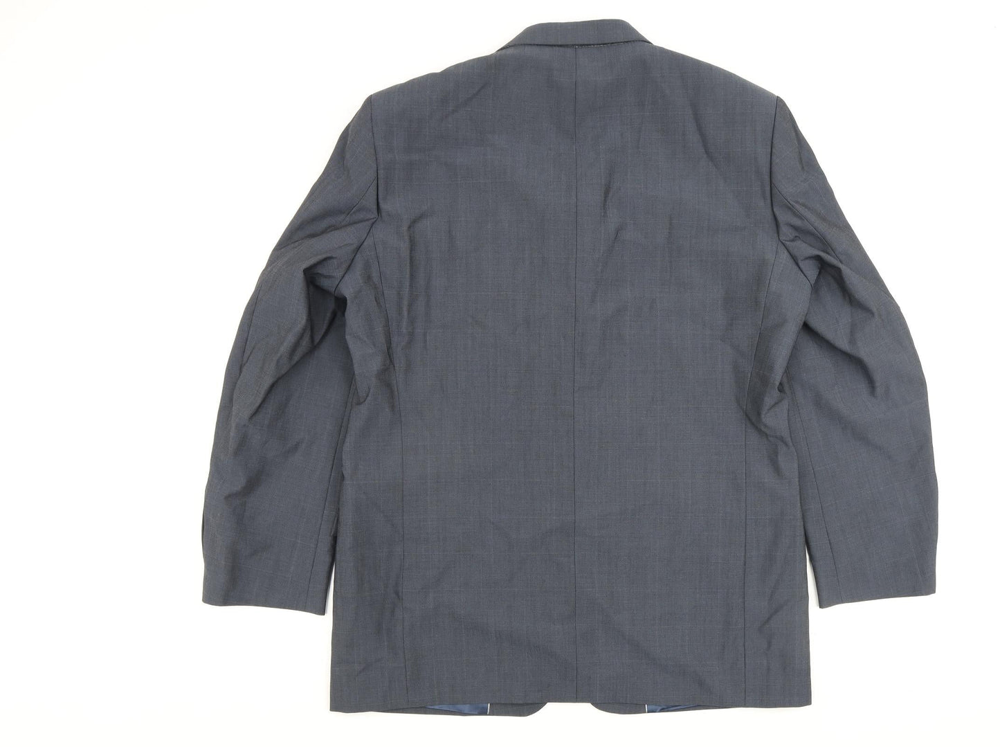 Blazer Mens Blue Wool Jacket Blazer Size 42 Regular