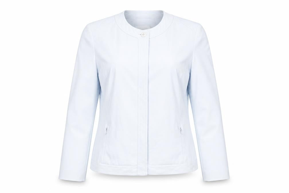 Country Casuals Womens Blue Jacket Size 12 Zip