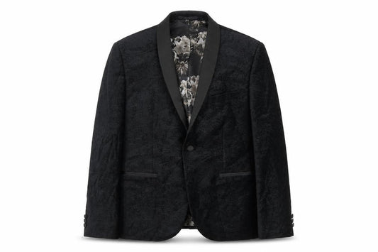 Next Mens Black Cotton Jacket Blazer Size 42 Regular