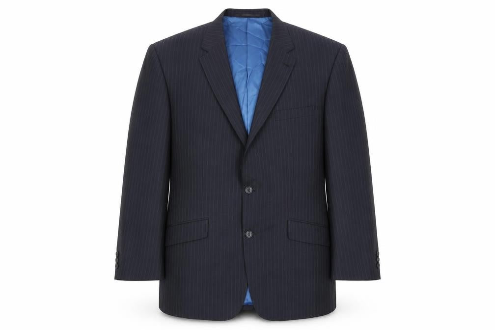 Skopes Mens Black Wool Jacket Blazer Size 50 Regular