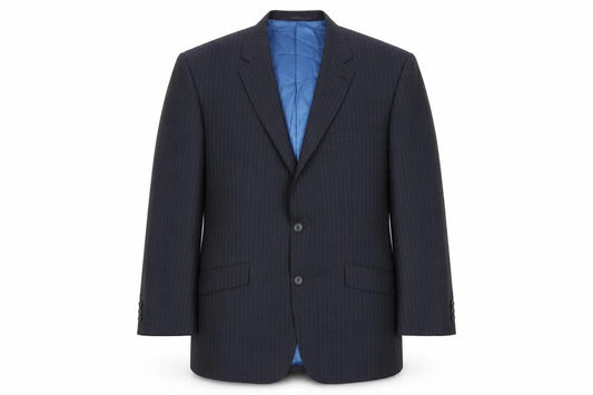 Skopes Mens Black Wool Jacket Blazer Size 50 Regular