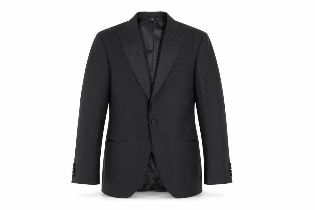 Marks & Spencer Mens Black Polyester Jacket Blazer Size 38 Regular