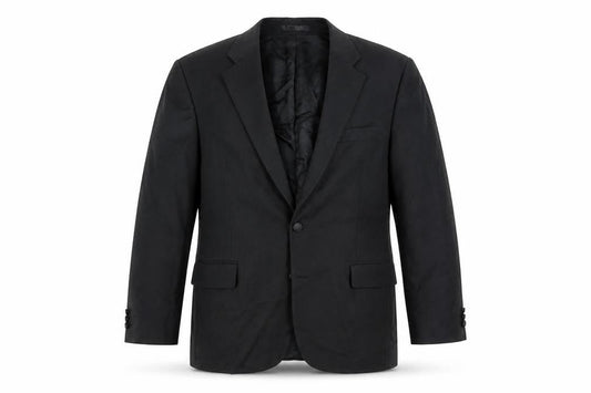 Drescott Mens Black Polyester Jacket Blazer Size 42 Regular