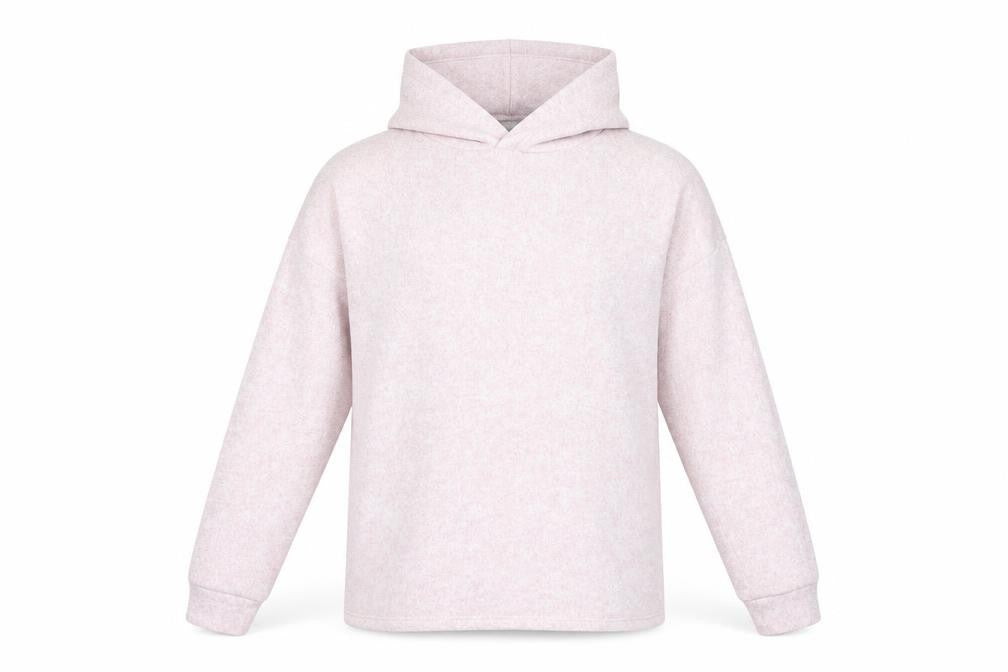 Marks & Spencer Girls Pink Viscose Pullover Hoodie Size 12-13 Years Pullover