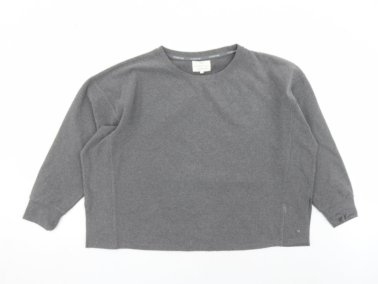NEXT Womens Grey Polyester Pullover Sweatshirt Size 14 Pullover