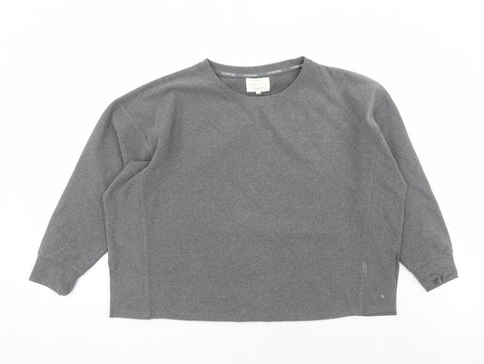 NEXT Womens Grey Polyester Pullover Sweatshirt Size 14 Pullover