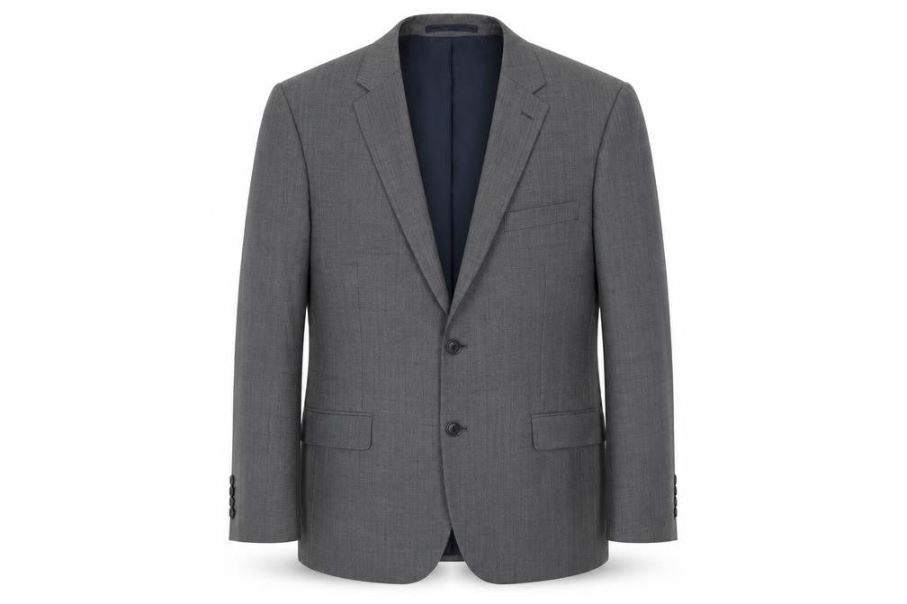 Marks & Spencer Mens Grey Wool Jacket Suit Jacket Size 40 Regular