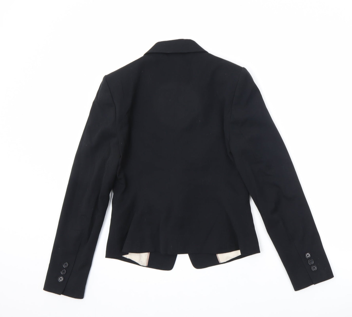Marks and Spencer Womens Black Jacket Blazer Size 8 Button
