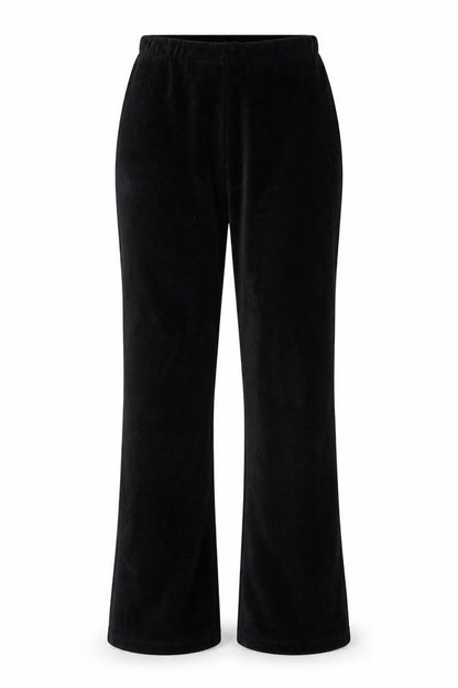 Topshop Womens Black Cotton Trousers Size 8 L32 in Regular