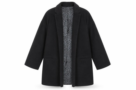 River Island Womens Grey Overcoat Coat Size 14