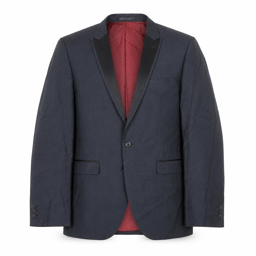 NEXT Mens Grey Polyester Jacket Blazer Size 42 Regular