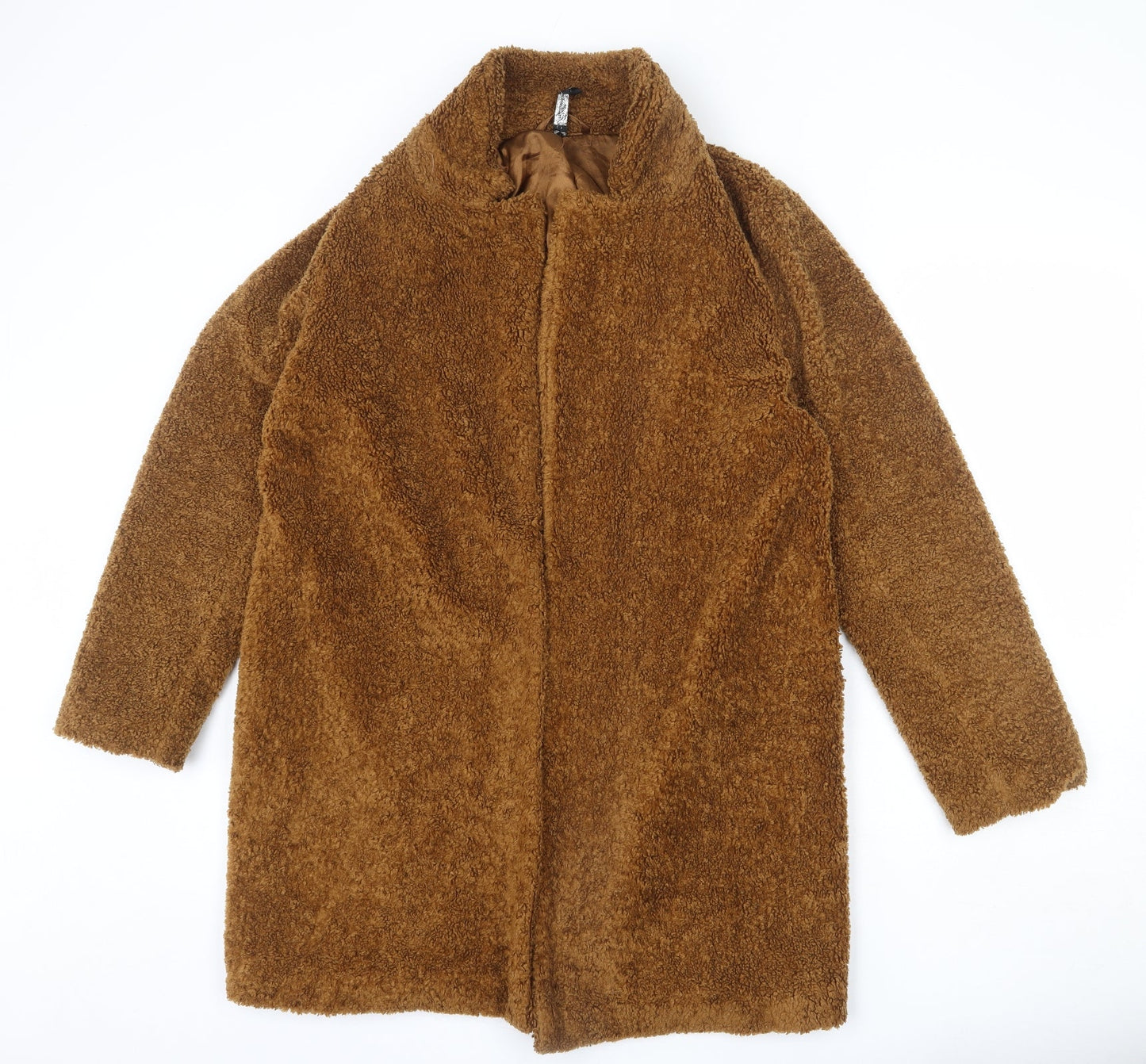 Influence Womens Brown Overcoat Coat Size 12