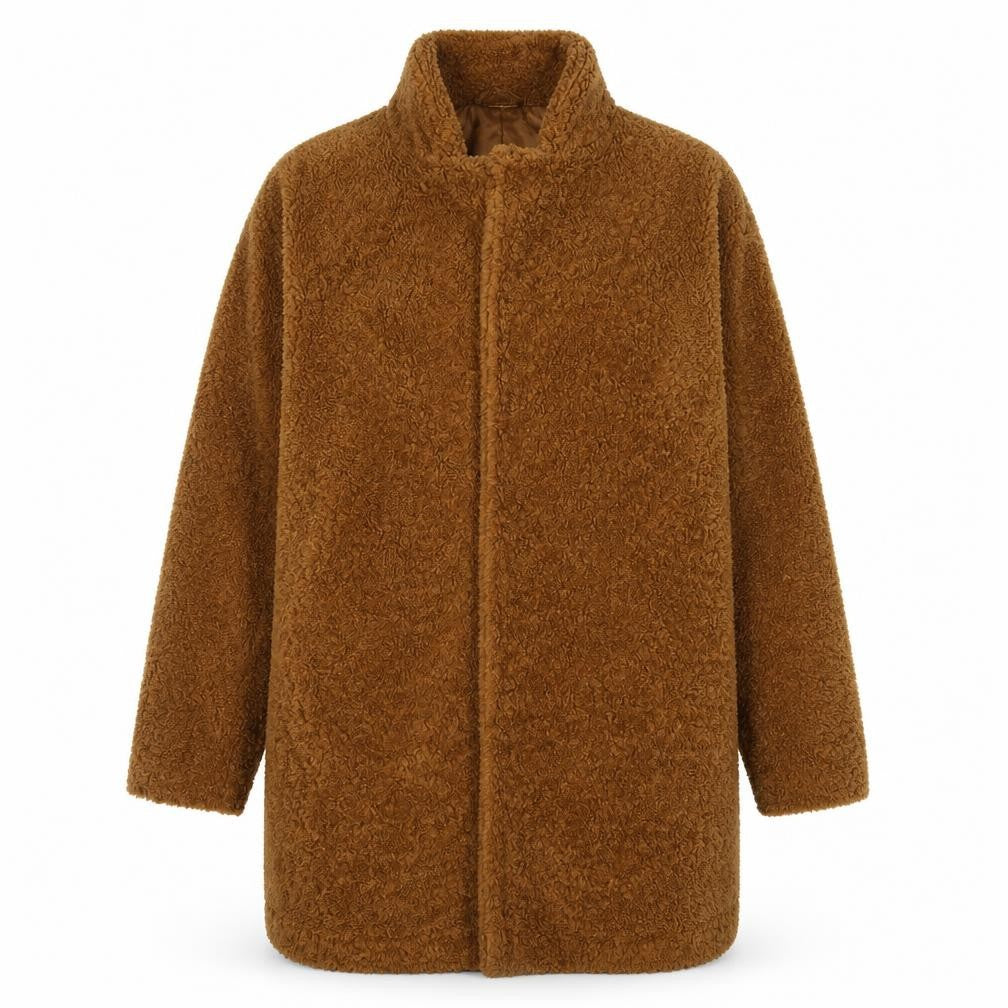 Influence Womens Brown Overcoat Coat Size 12