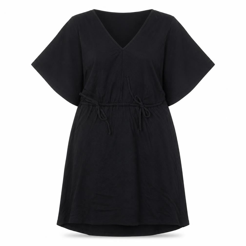 Gap Womens Black Polyester A-Line Size M V-Neck Pullover - Bows