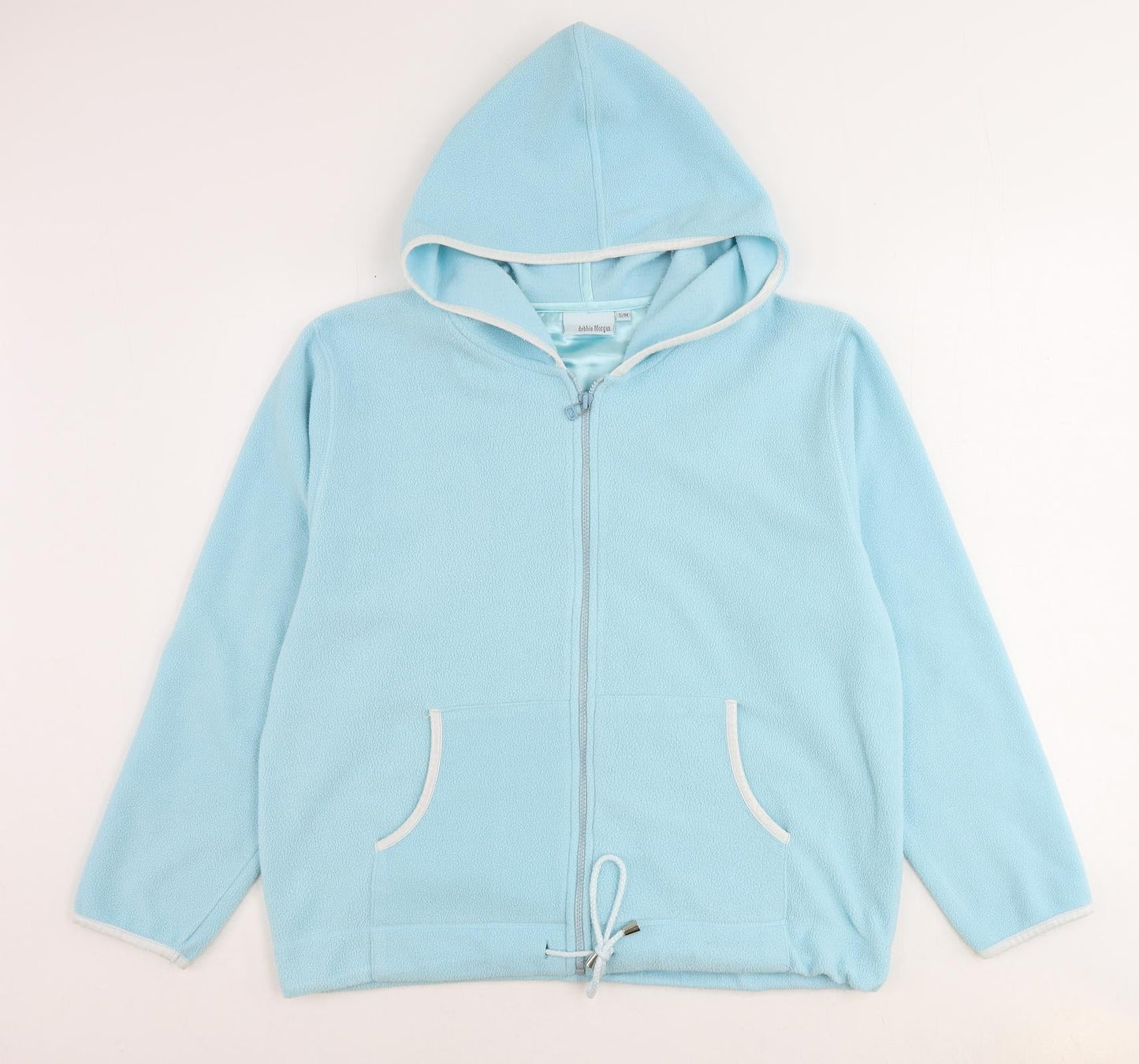 Debbie Morgan Womens Blue Jacket Size S Zip - Size S-M