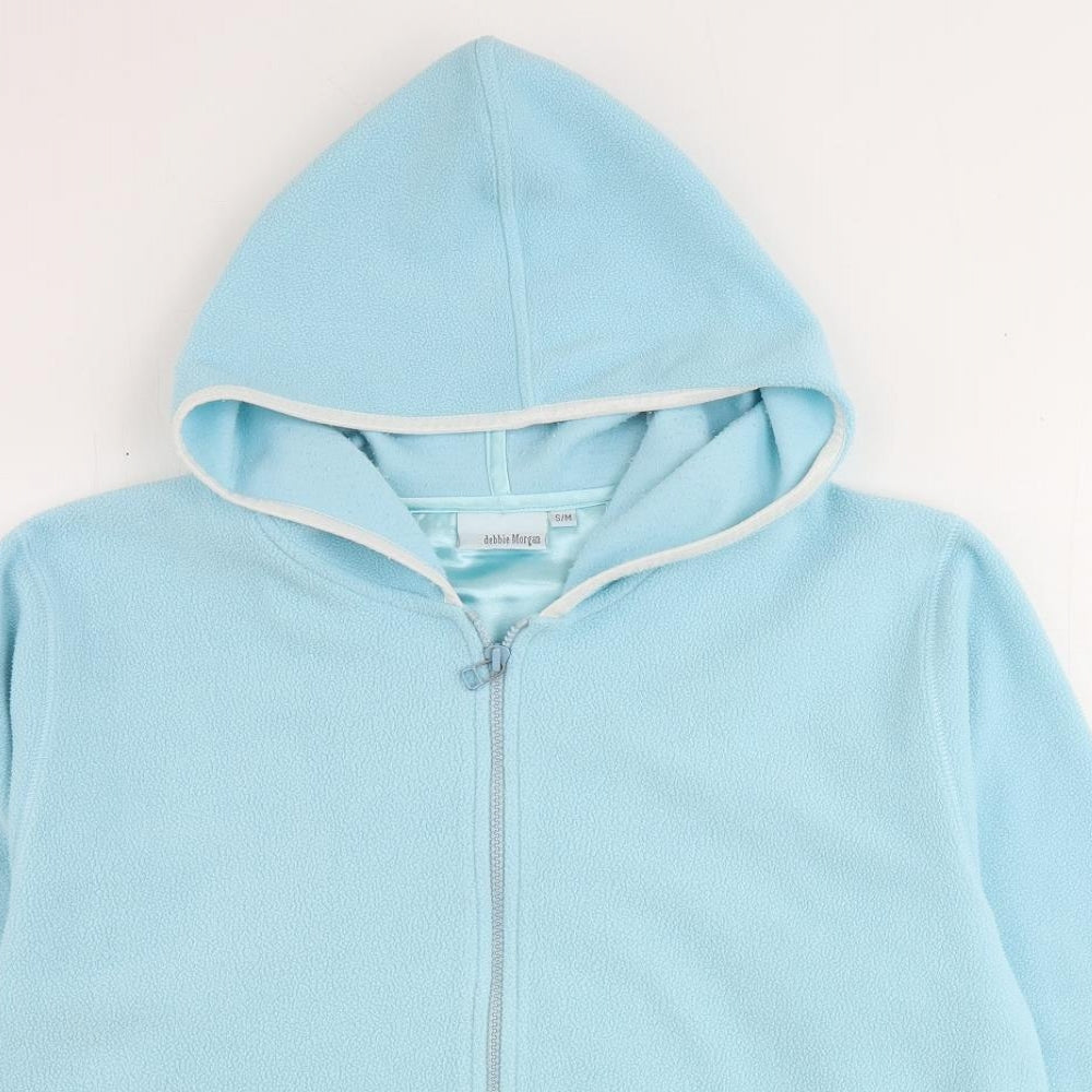 Debbie Morgan Womens Blue Jacket Size S Zip - Size S-M