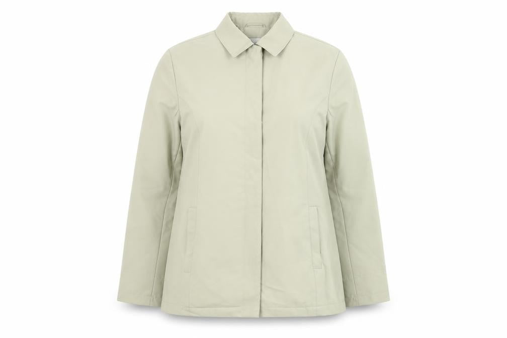 Joie de Vivre Womens Beige Jacket Size 14 Zip