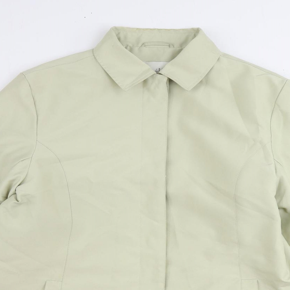 Joie de Vivre Womens Beige Jacket Size 14 Zip