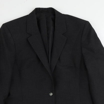 Next Womens Grey Wool Jacket Suit Jacket Size 12