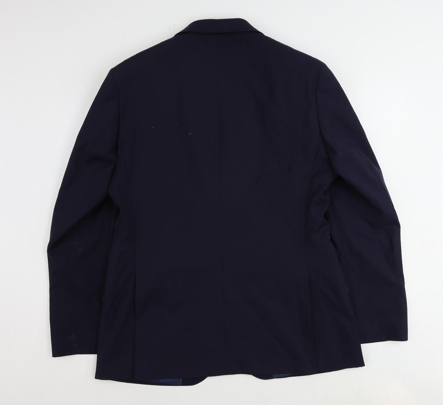 Marks and Spencer Mens Blue Wool Jacket Suit Jacket Size 40 Regular