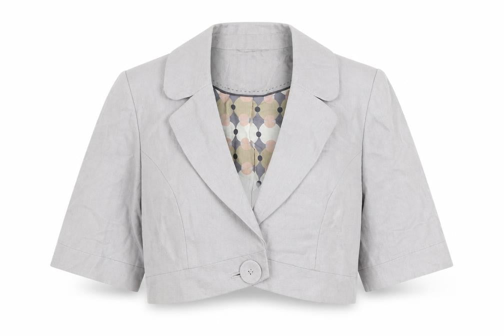 NEXT Womens Purple Jacket Blazer Size 10 Button