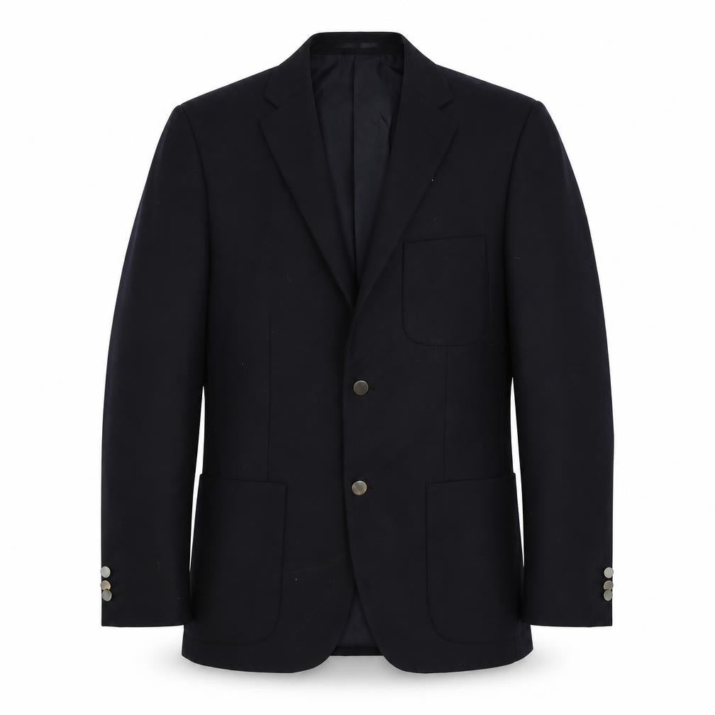 slater Mens Blue Polyester Jacket Suit Jacket Size 38 Regular